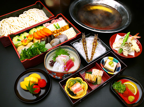 Examples of “Udon-suki” Course