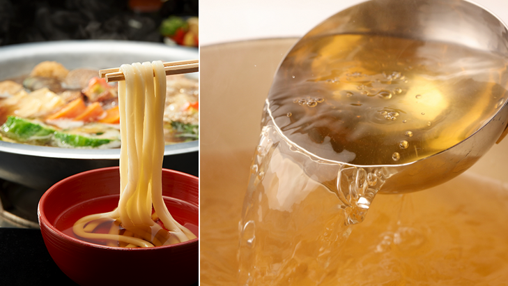 We think dashi broth is our signature dish.