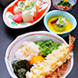 Ebi Oroshi Set (noodles with shrimp tempura and radish)