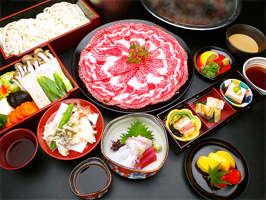 Example of Dashi Shabu-shabu Course